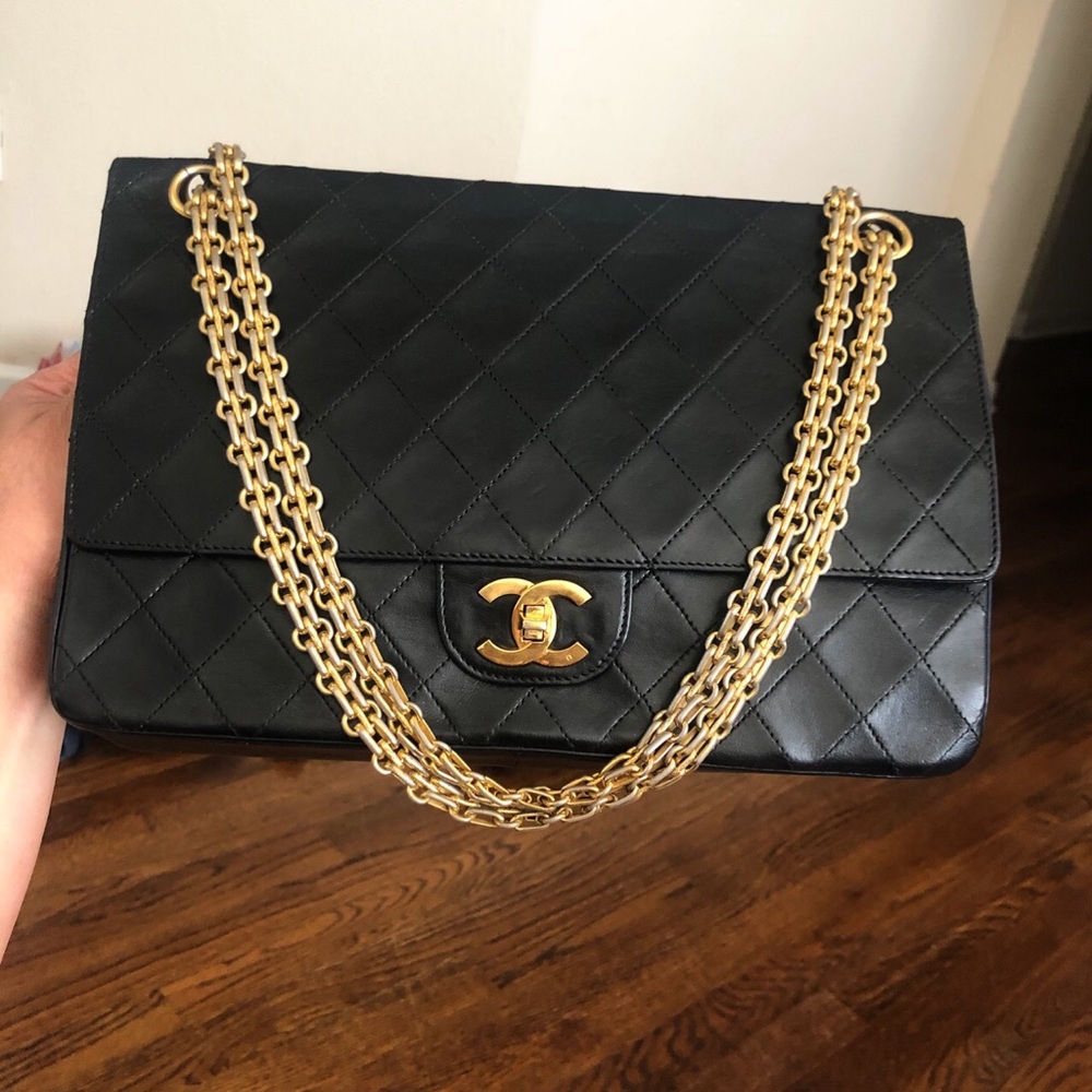 SOLD***Chanel Vintage Classic Medium Bijoux Double Flap Bag - Picture 7 of 13